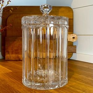Crystal Biscuit Barrel